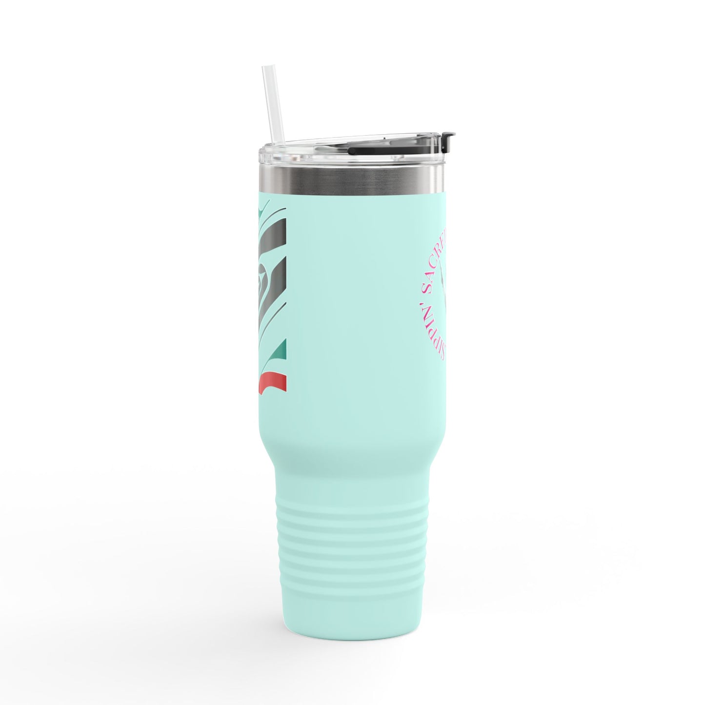 “Spiral Ceremony” 40oz Travel Mug – Art in Motion