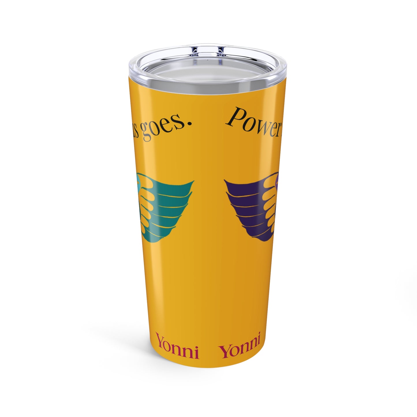 Sacred Sips Tumbler – “Humming with Power” Edition