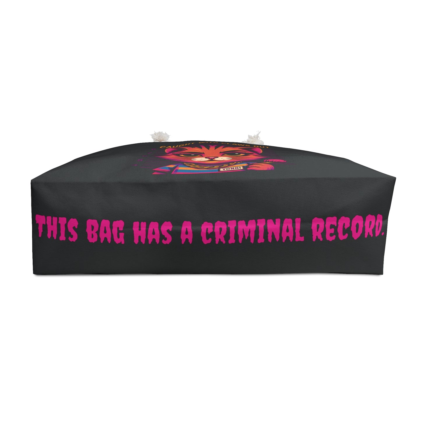 “This Bag Has a Criminal Record” Weekender by Yonni