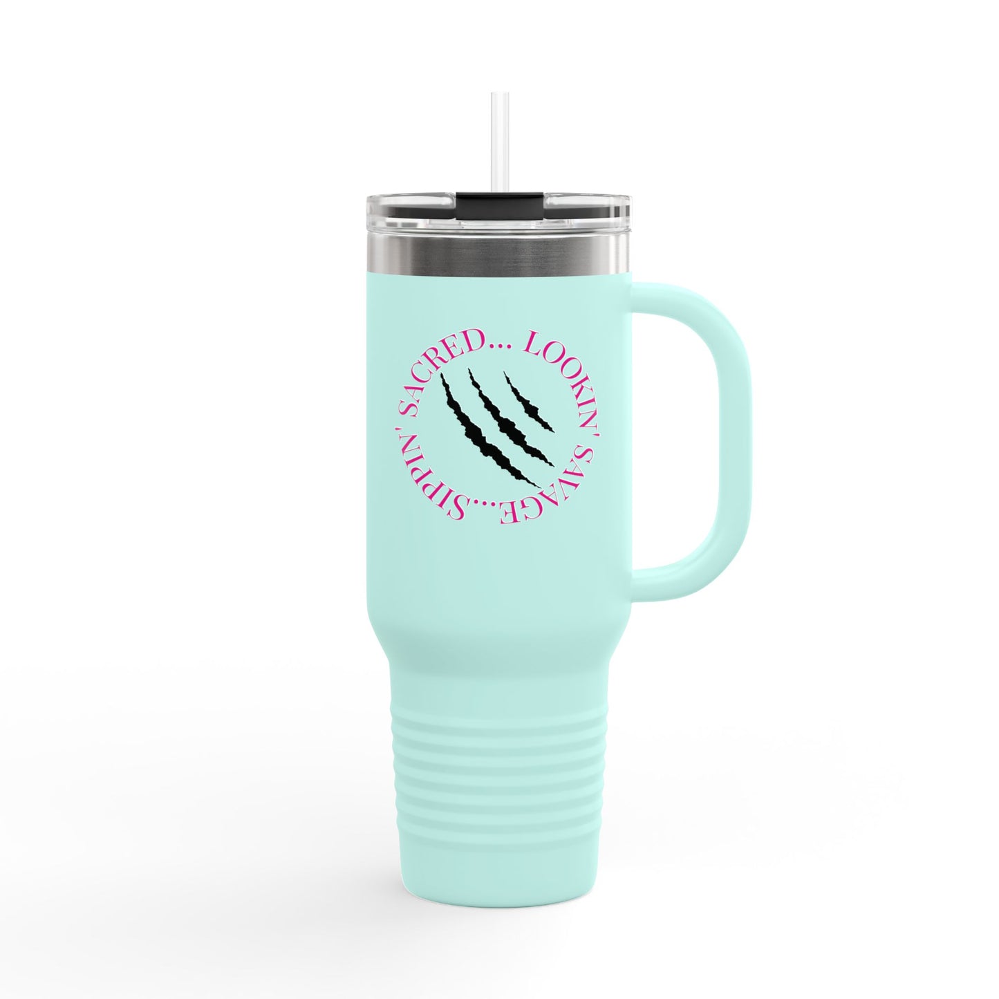 “Spiral Ceremony” 40oz Travel Mug – Art in Motion