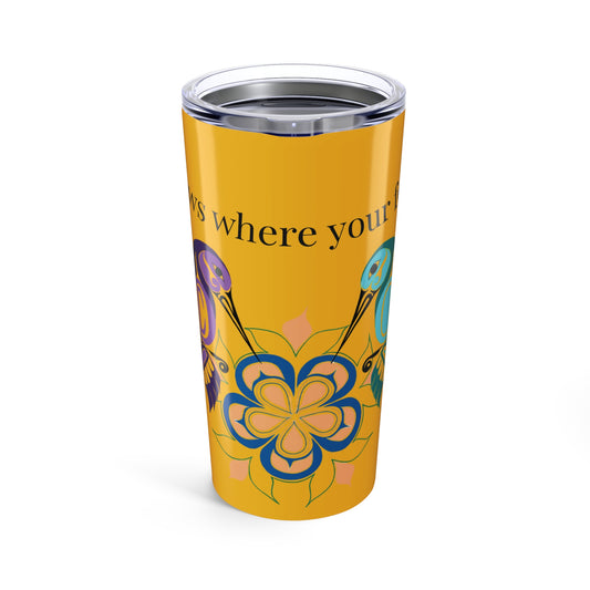 Sacred Sips Tumbler – “Humming with Power” Edition