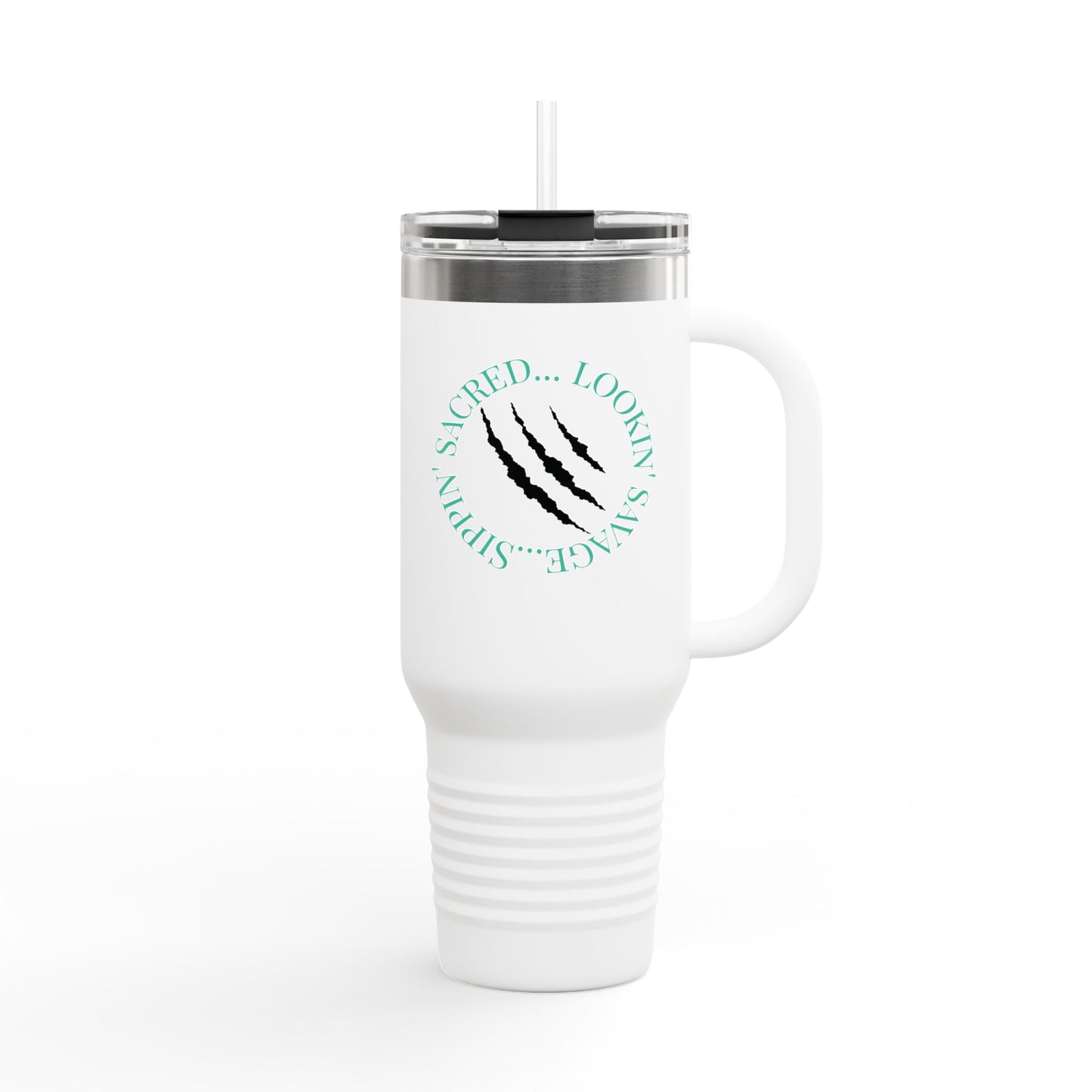 “Spiral Ceremony” 40oz Travel Mug – Art in Motion