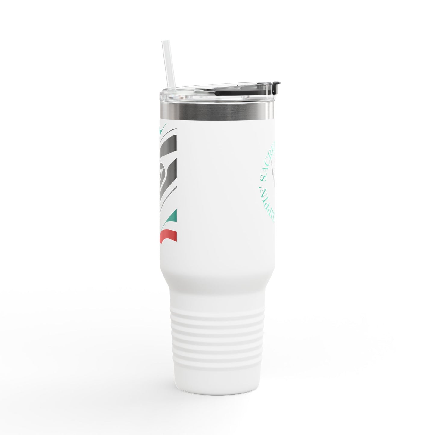 “Spiral Ceremony” 40oz Travel Mug – Art in Motion