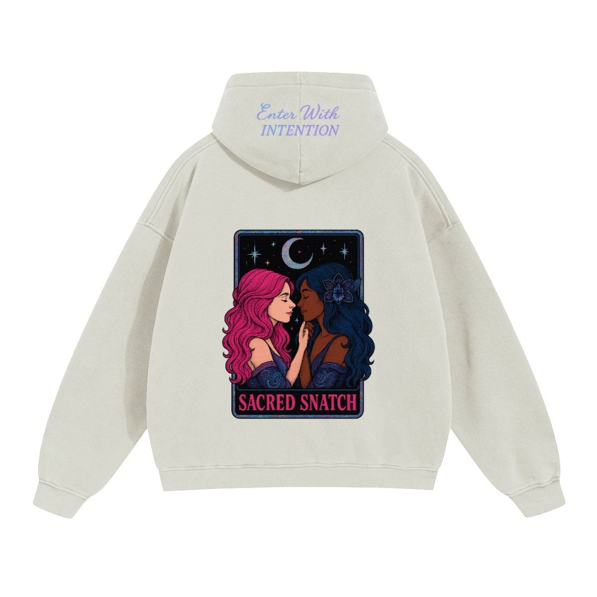 “Divine Drip: Snatch & Serve” Unisex Hoodie