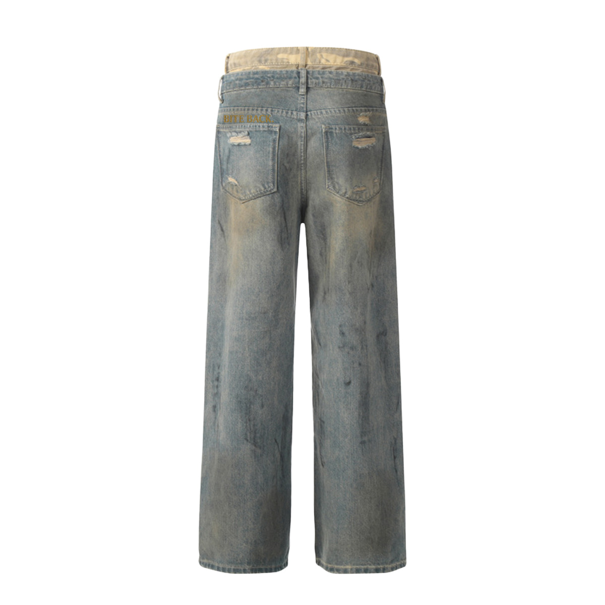 “Vintage Vixen” Shredded Statement Jeans