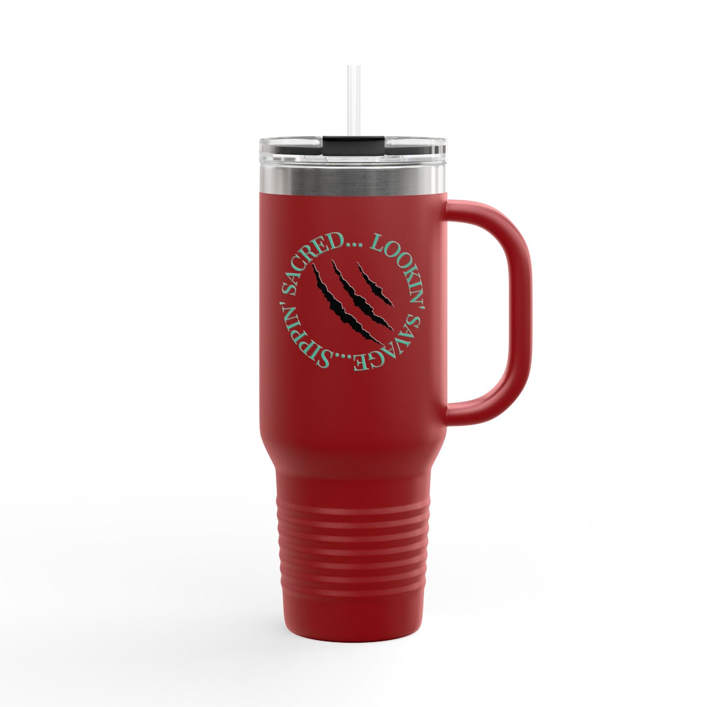 “Spiral Ceremony” 40oz Travel Mug – Art in Motion