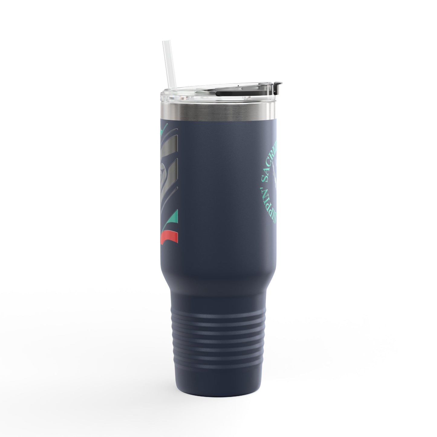 “Spiral Ceremony” 40oz Travel Mug – Art in Motion