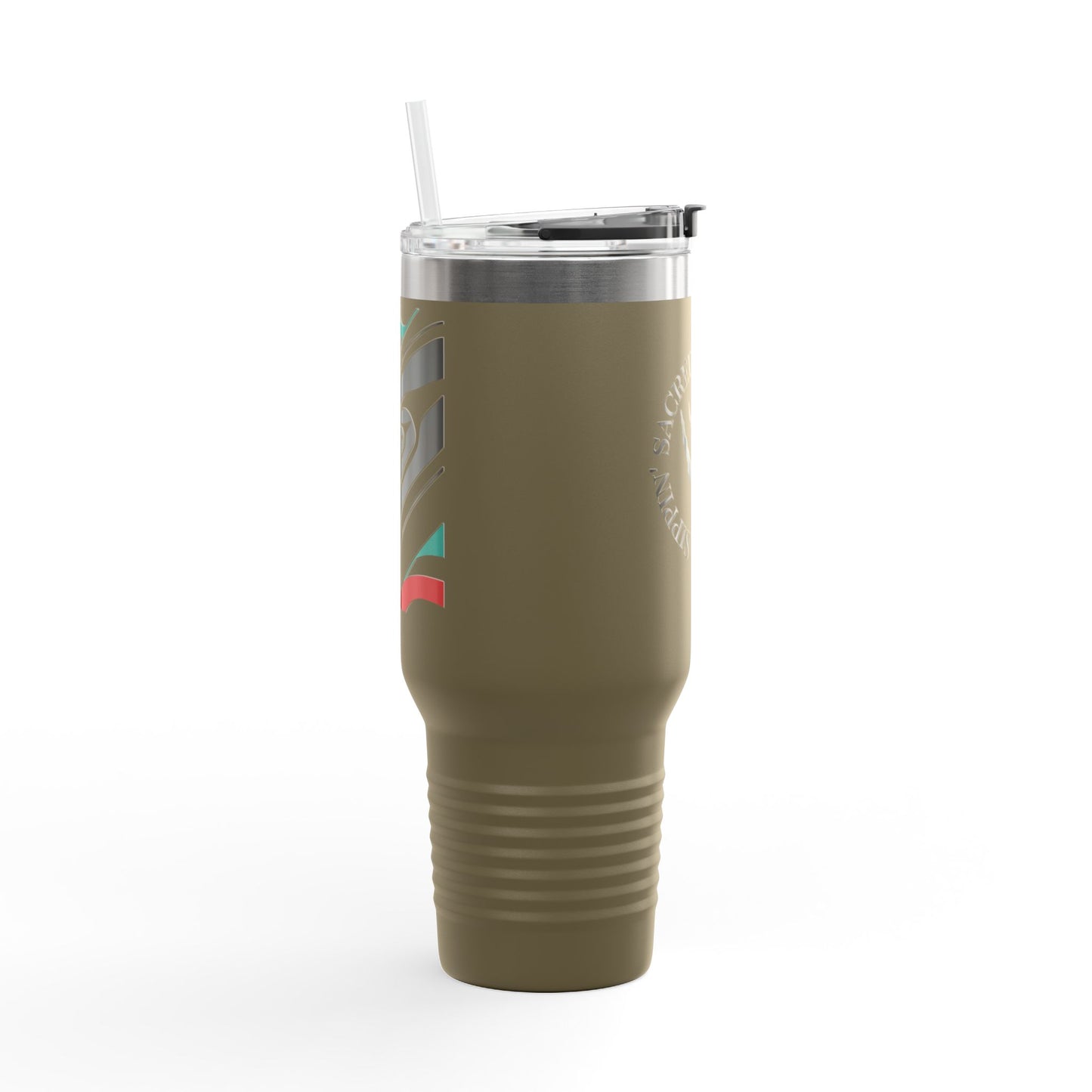 “Spiral Ceremony” 40oz Travel Mug – Art in Motion