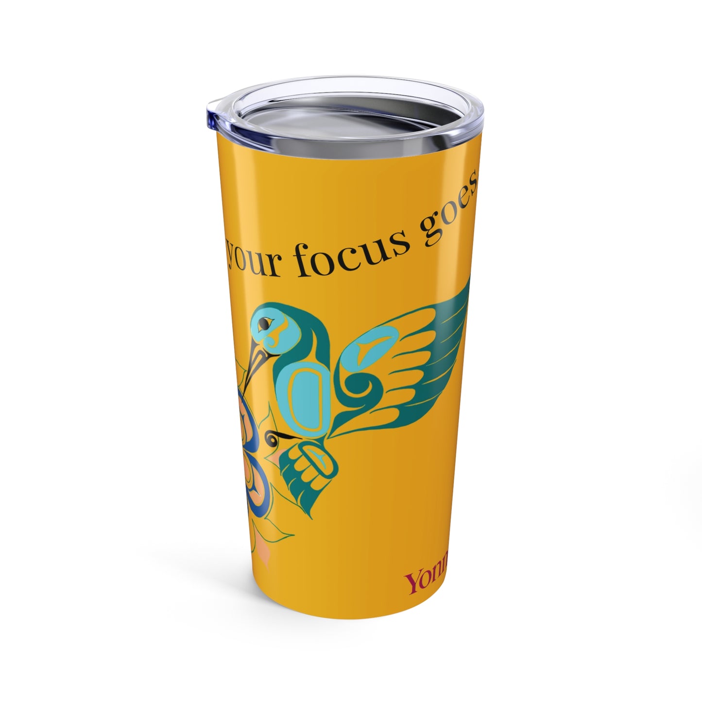 Sacred Sips Tumbler – “Humming with Power” Edition