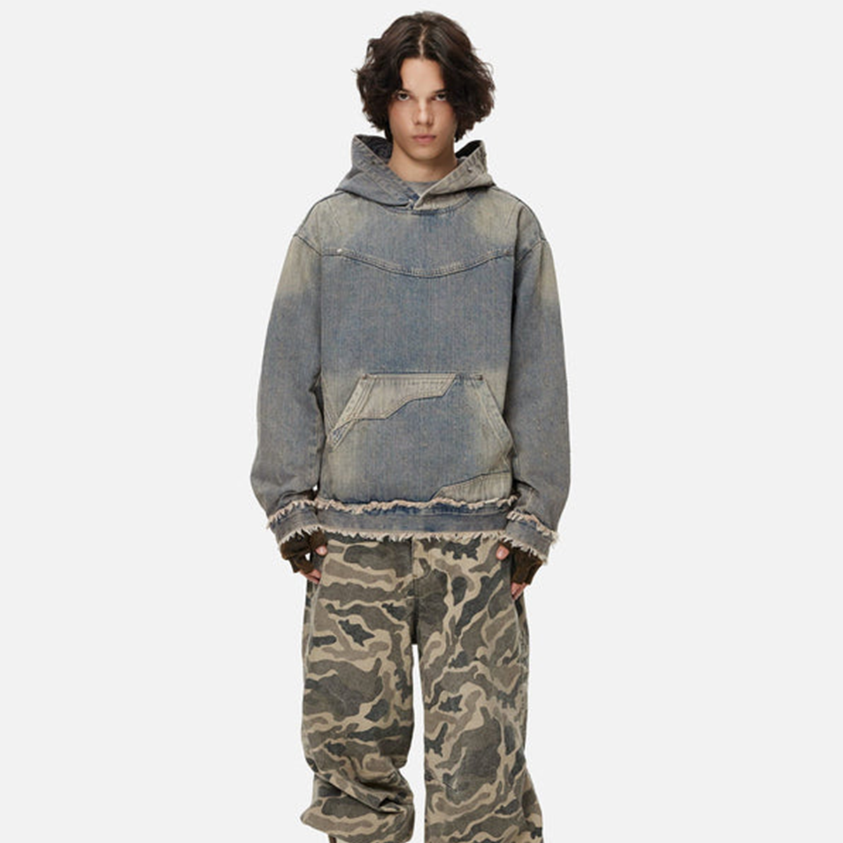“Rough Tongue, Soft Core” Washed Hoodie