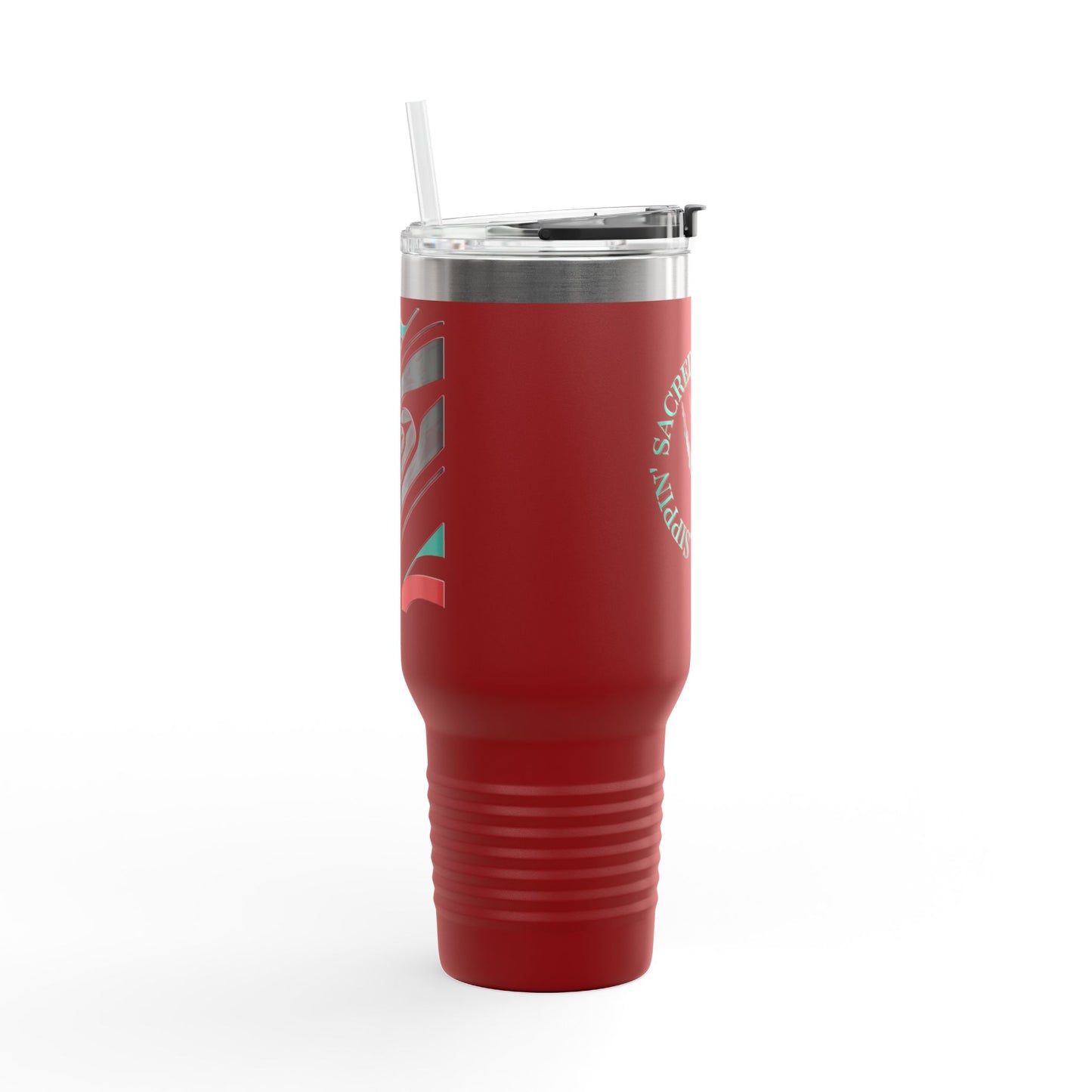 “Spiral Ceremony” 40oz Travel Mug – Art in Motion