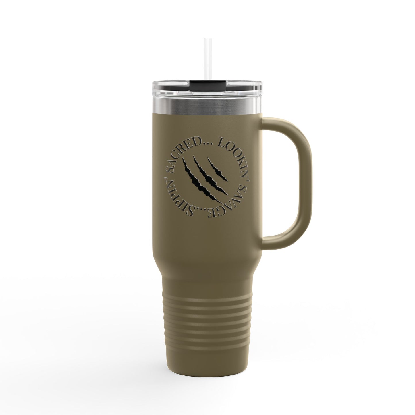 “Spiral Ceremony” 40oz Travel Mug – Art in Motion