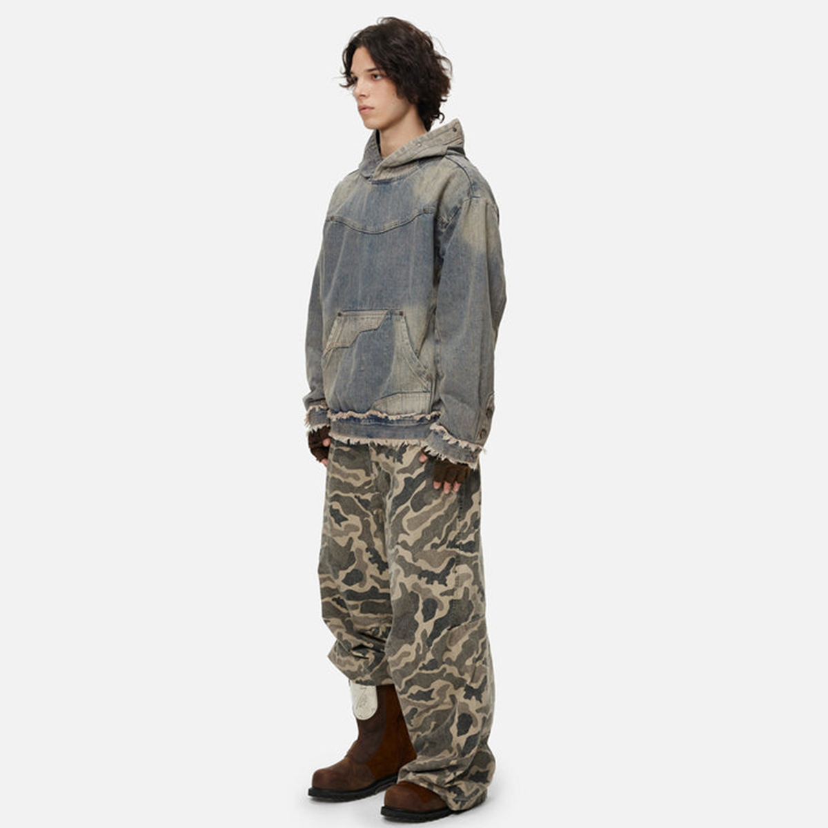 “Rough Tongue, Soft Core” Washed Hoodie