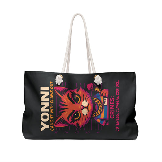 “This Bag Has a Criminal Record” Weekender by Yonni