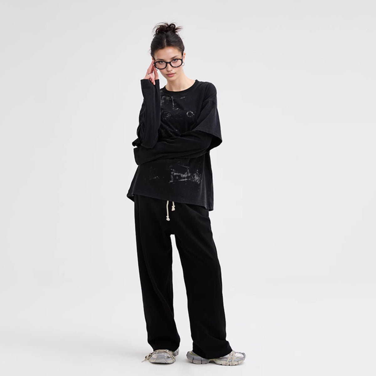 "Might Bite Back" Wide-Leg Lounge Pants