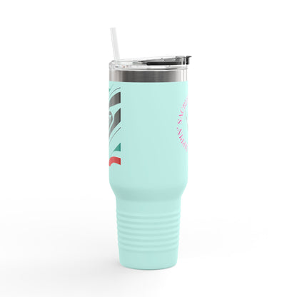 “Spiral Ceremony” 40oz Travel Mug – Art in Motion