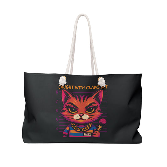 “This Bag Has a Criminal Record” Weekender by Yonni