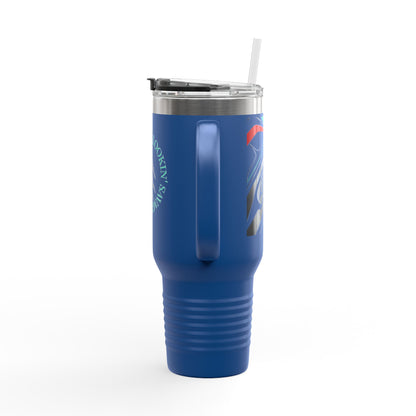 “Spiral Ceremony” 40oz Travel Mug – Art in Motion
