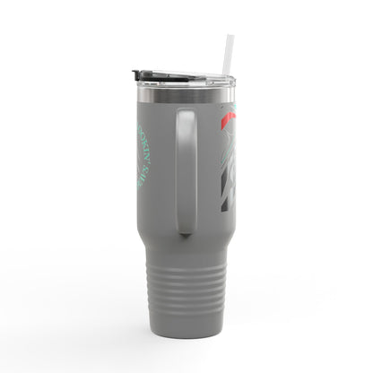 “Spiral Ceremony” 40oz Travel Mug – Art in Motion
