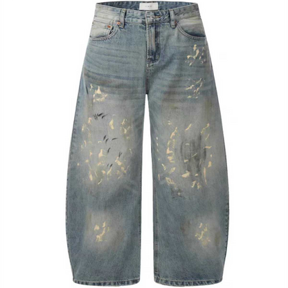 “Clawed Up & Cuffed Out” Jeans