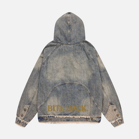 “Rough Tongue, Soft Core” Washed Hoodie