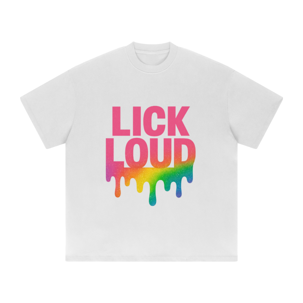 Lick Loud - Unisex Oversized T-Shirt