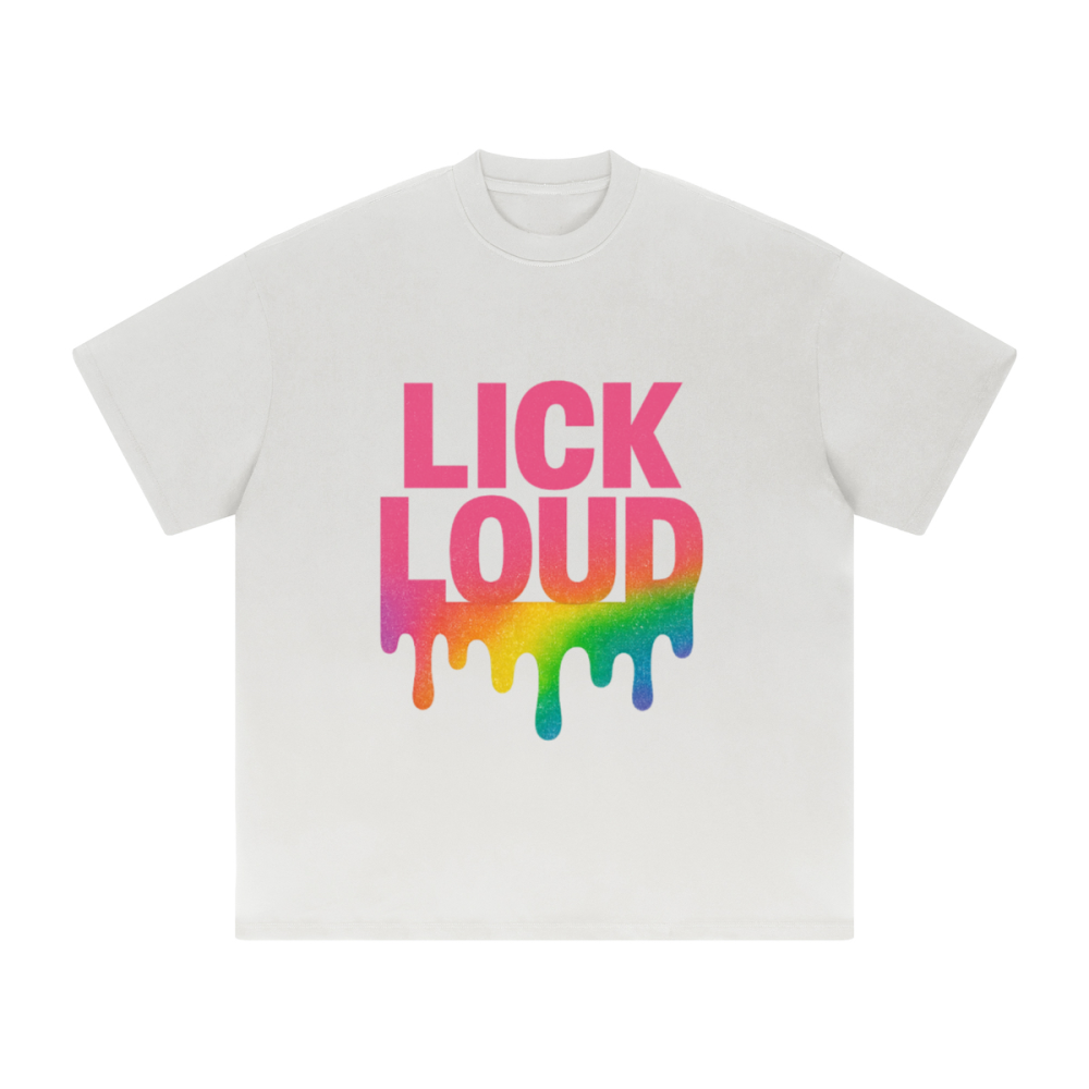 Lick Loud - Unisex Oversized T-Shirt