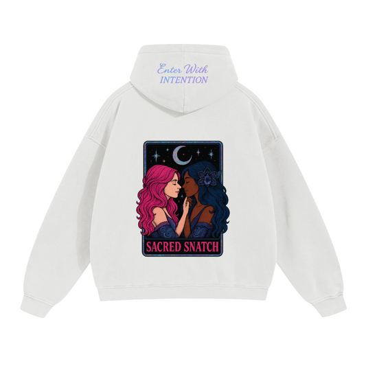 “Divine Drip: Snatch & Serve” Unisex Hoodie