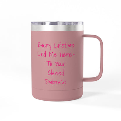 Clawed Embrace Mug Tumbler – 15oz of Soft Threat & Soul Heat