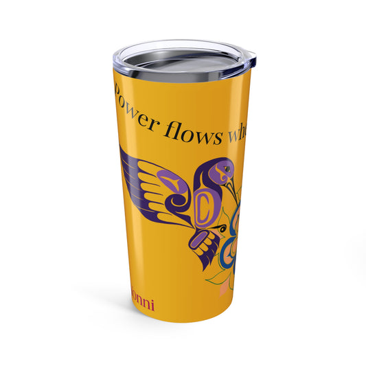 Sacred Sips Tumbler – “Humming with Power” Edition