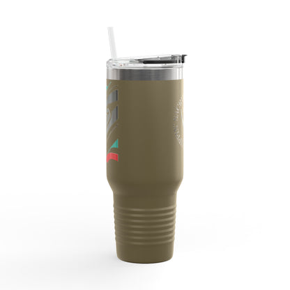 “Spiral Ceremony” 40oz Travel Mug – Art in Motion